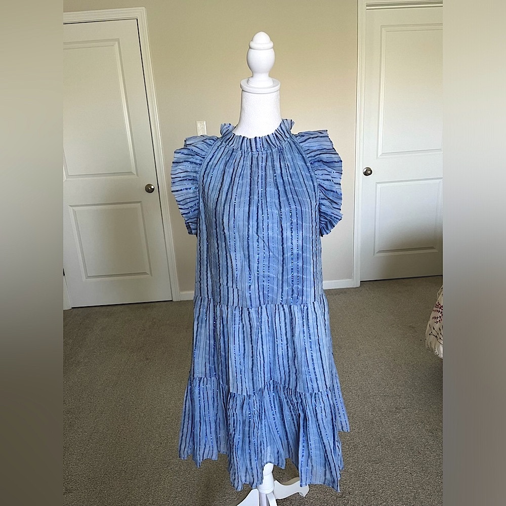 NWOT Saylor Aggy Blue Mini Dress Size Medium